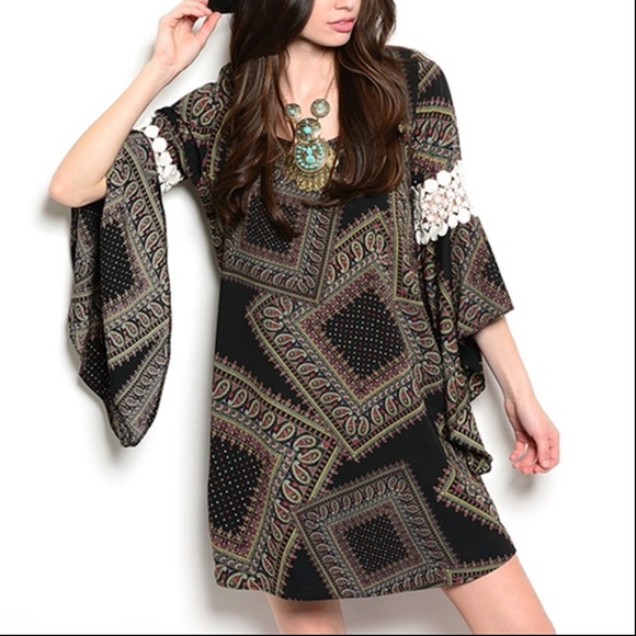 Voom by Joy Han Dresses & Skirts - 🔥Host Pick Bohemian Vibe Tunic/Mini Sz L 🔥SALE🔥